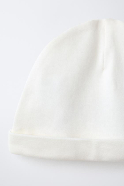 ZARA КОМПЛЕКТ ДЛЯ НОВОРОЖДЕННОГО И СУМОЧКА, ЖЕЛТОВАТО-БЕЛЫЙ