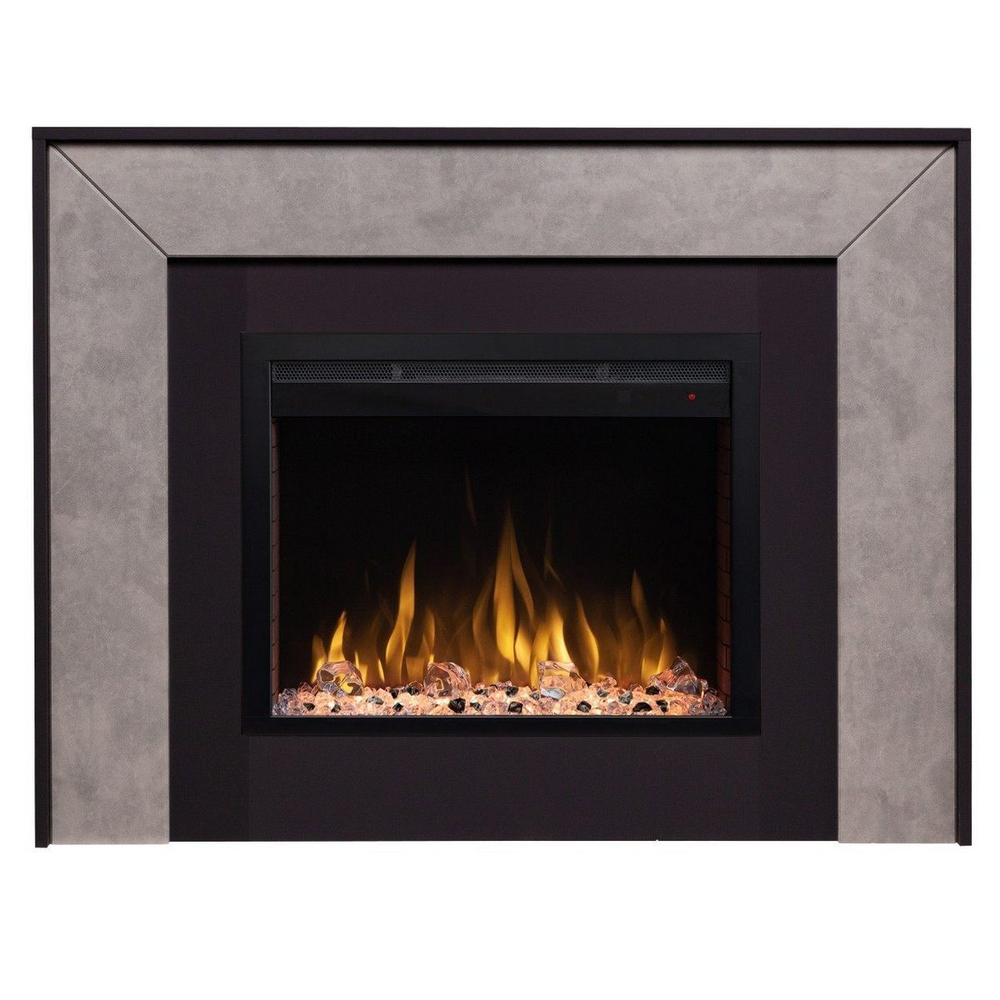 Электрокамин RealFlame Jersey 25,5 GR графит с очагом Saphir 25,5