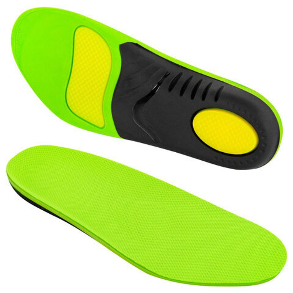 Стельки для кроссовок СПОРТИВНЫЕ КАРКАСНЫЕ, материал PU PRO SPORT, размер RU 36-37 / EU 37-38, с линиями выреза, SHEGRA (ШЕГРА), 700765