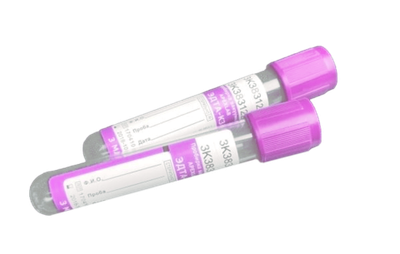Пробирка вакуумная с ЭДТА-К3 с двойным отрывным кодом, фиолетовая пробка, 6мл (13*100) (100 шт.)