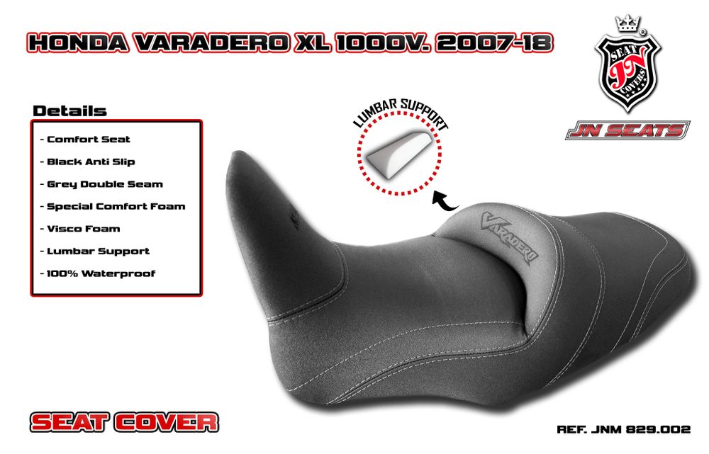 Honda Varadero 1000 2007-2013 JN-Europe сиденье Комфорт из поролона &quot;с памятью&quot; + вискоза