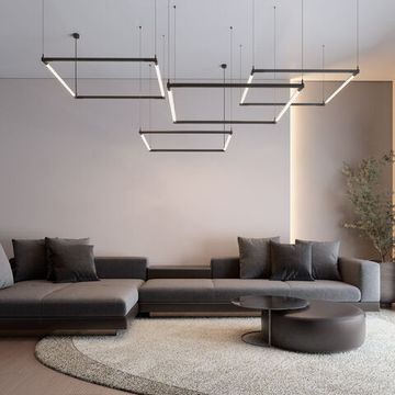 Набор подвеса угловой с вводом питания 85195/00 чёрный Module System Elektrostandard