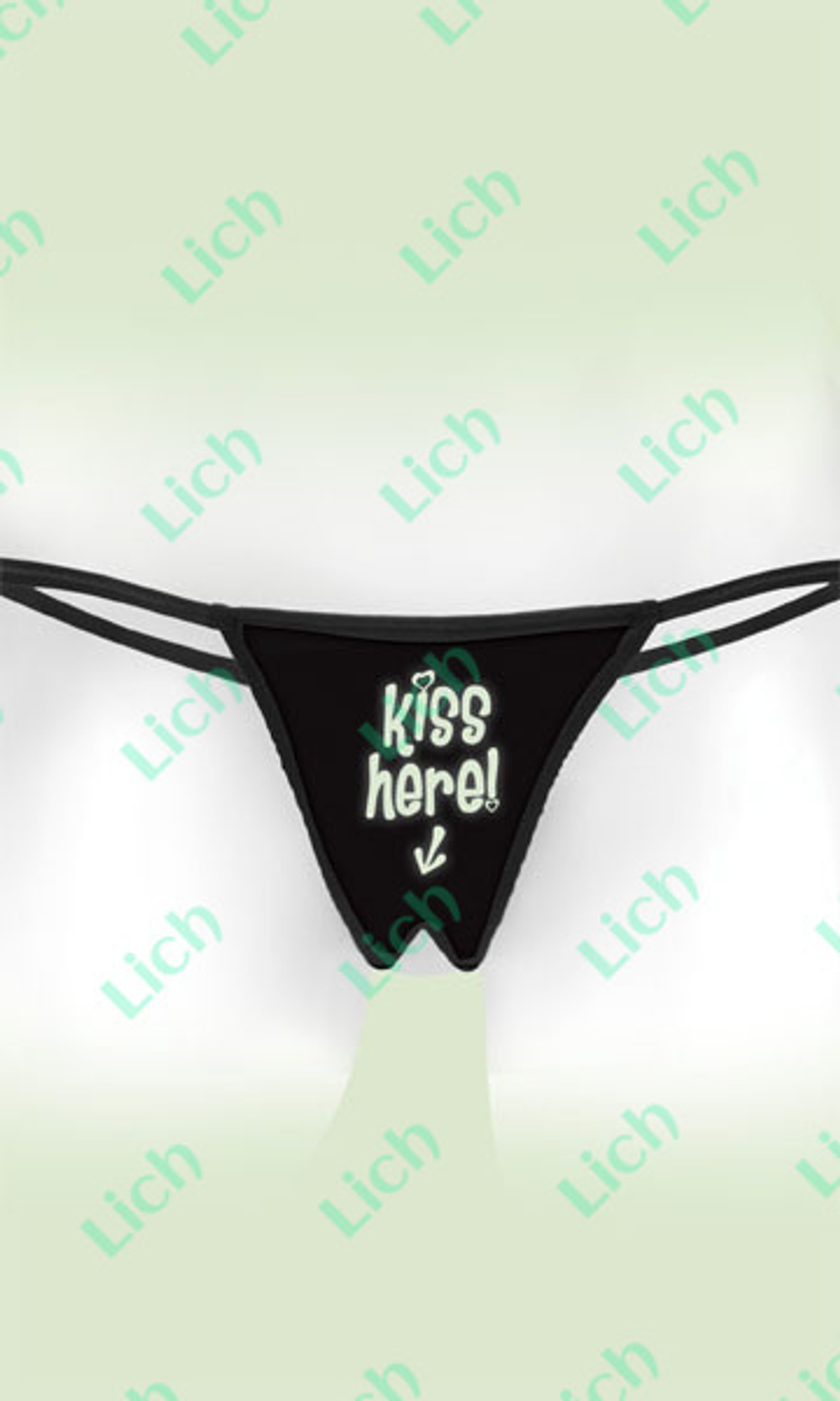 Светящиеся в темноте трусики с минивибратором