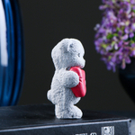 Фигурное мыло в виде мишки с сердцем - 57 гр.