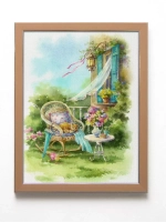 Картина на стену интерьерная на холсте 4 шт, 22*28 см