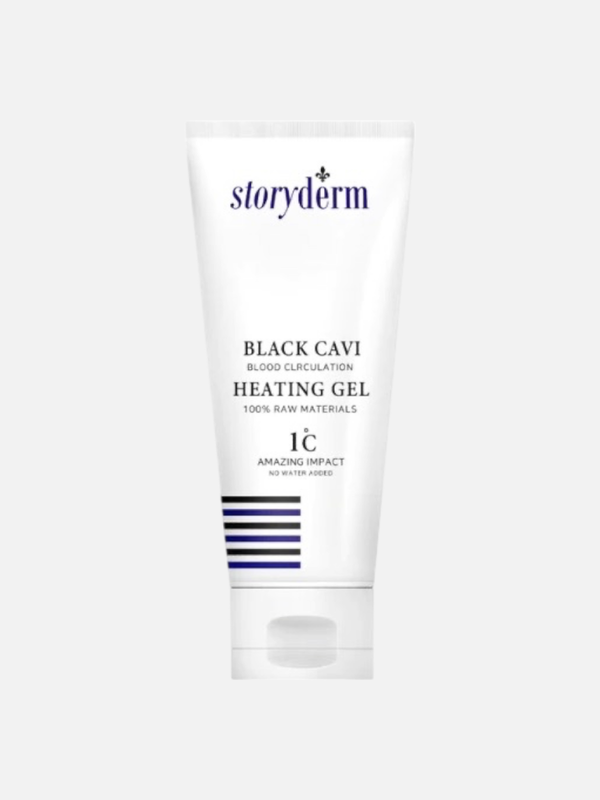 Разогревающий гель-маска с черной икрой Black Cavi Heating Gel, Storyderm, 80 мл