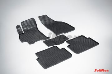 Резиновые коврики в салон Chevrolet Lanos (2005-2009) "Сетка"