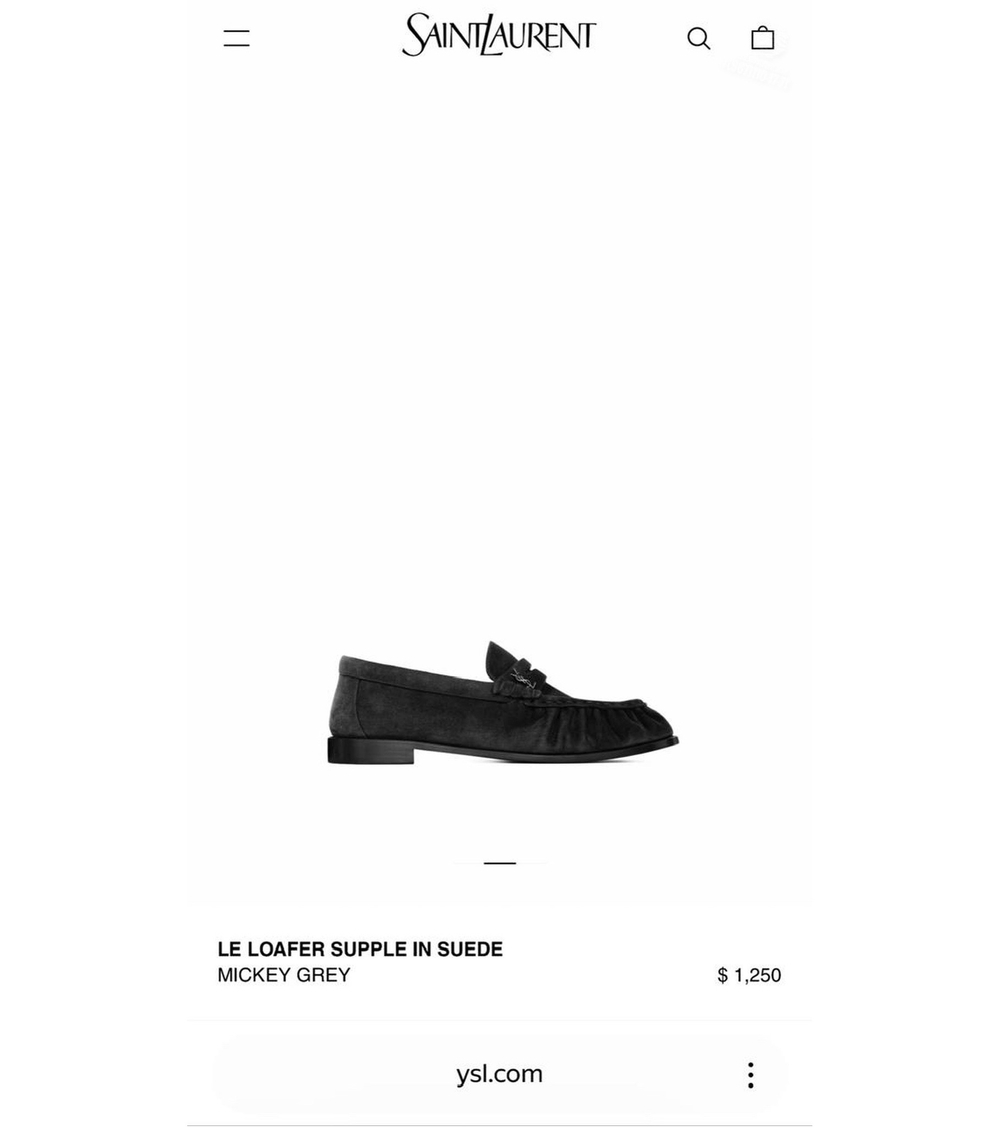 Лоферы Yves Saint Laurent Casandre