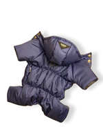 Зимний комбинезон для собак с капюшоном (мальчик)