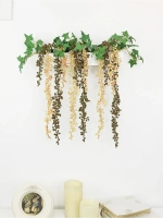 Искусственные цветы на стену в кашпо