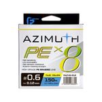 F-FISHING Шнур Azimuth PE X8 150м Fluo Yellow 0,12мм 4,5кг/10lb