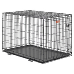 Клетка MidWest iCrate для собак 124х76,5х81,5h см 1 дверь черная
