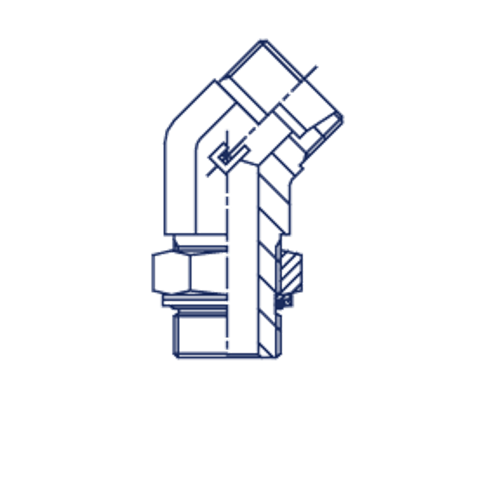 Штуцер FRG45 DS06 BSP1/4"