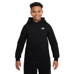 Кофта для мальчика теннисная Nike Sportswear Club Fleece Pullover - black/white