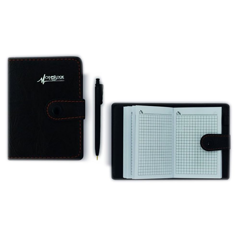Записная книжка с авторучкой, 8,0 см х 11,0 см, 7БЦ, Alingar, иск. кожа, клапан на кнопке, 80 л., клетка Записная книжка с авторучкой, 8,0 см х 11,0 см, 7БЦ, Alingar, иск. кожа, клапан на кнопке, 80 л., клетка