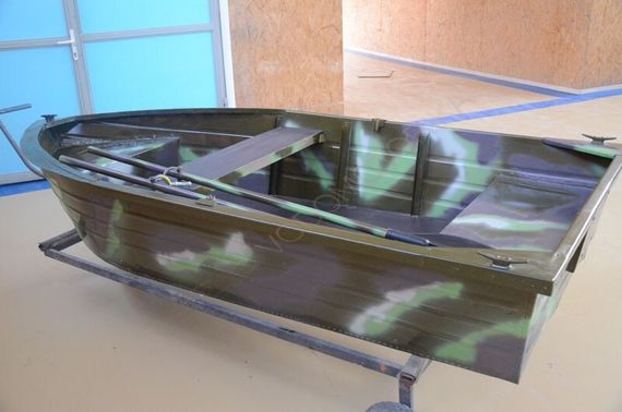 Алюминиевая моторно-гребная лодка Охотник 290