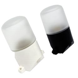 Светильник ЭРА НББ 01-60-002 для бани полиамид/стекло наклонный IP65 E27 max 60Вт 158х116х85 белый