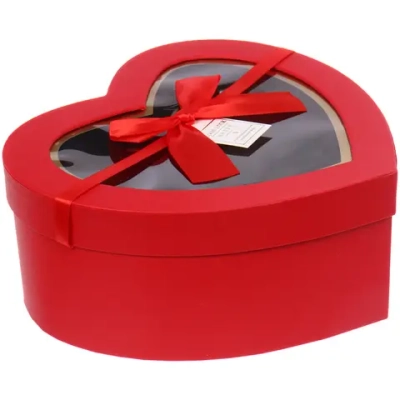 Коробка подарочная «Искренность» 22*20*9 см, Красный
