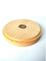 Тарелка деревянная из массива кедра