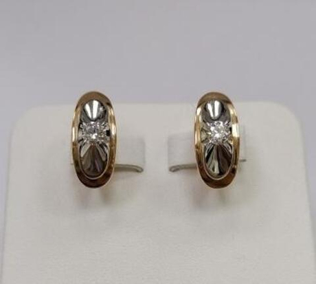 Серьги из золота с бриллиантами