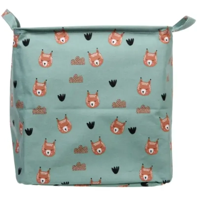 Корзина для хранения с ручками «ФРАТТИ БУМ», принт белочка, 33*33*33см (лейбл Селфи)