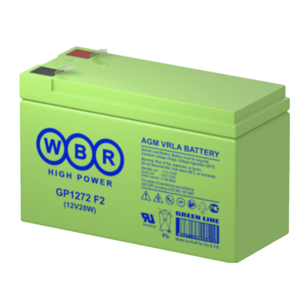 Аккумулятор WBR GP1272 F2 (12V28W)