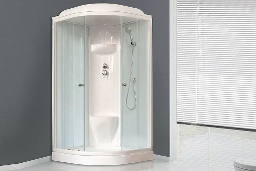 Душевая кабина Royal Bath RB90HK6-WT 90x90 профиль белый/стекло прозрачное