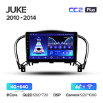 Teyes CC2 Plus 9" для Nissan Juke 2010-2014