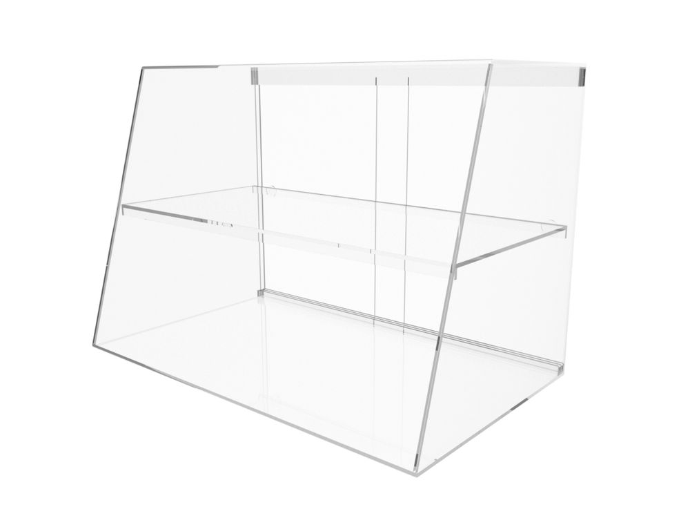Витрина прозрачная для продуктов, выпечки 500х300х350мм
