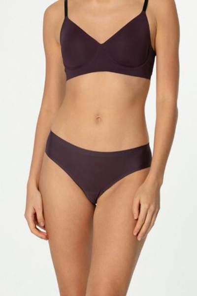 DARK PLUM/BLOOM Трусы бразильяно