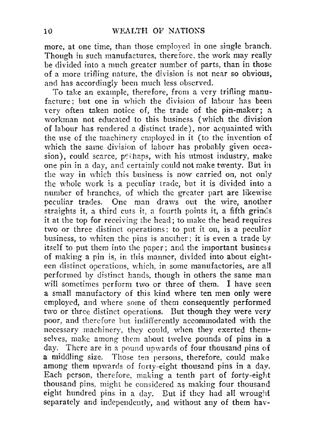 An inquiry into the nature and causes of the wealth of nations | Adam Smith