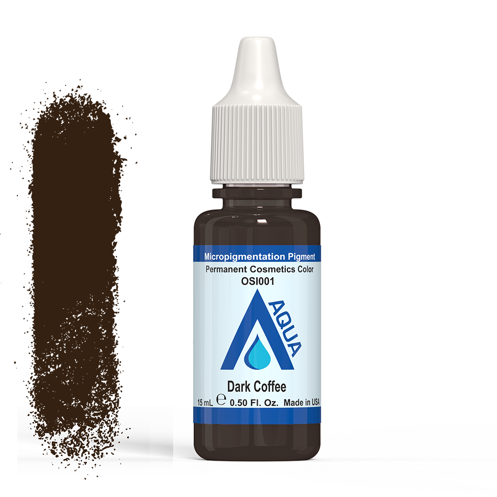 Купить пигмент для татуажа Aqua Dark Coffe, 15мл
