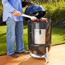 Гриль-коптильня угольная Weber Smokey Mountain Cooker, 47 см, чёрный
