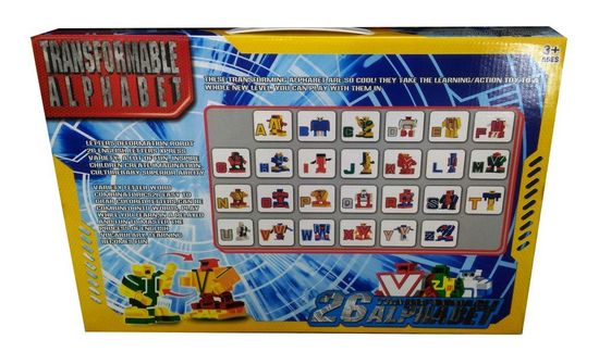 Набор Буквы трансформеры алфавит 26в1