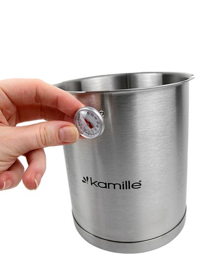 Ветчинница 2,5 л. из нержавеющей стали Kamille KM-6513 с термометром