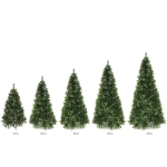 Елка «Праздничная» 150 см, ПВХ+леска (617 веток)