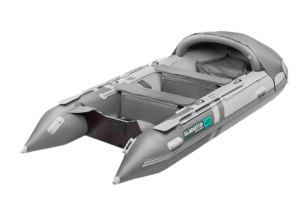 Лодка ПВХ Gladiator Active C420AL с алюминиевым полом