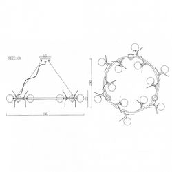 Подвесная люстра Imperiumloft MATISSE MATISSE-R01