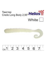 Твистер Helios Credo Long Body 2,95"/7,5 см Star Oil 12шт. (HS-9-042)