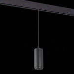 ST357.433.06 Магнитный трековый светильник подвесной ZOOM Черный LED 1*6W 3000K 667Lm Ra&gt;80 10-60° IP20 D60xH120 48V