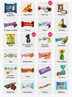 Сладкий новогодний подарок "Зимний вечер" 1200гр