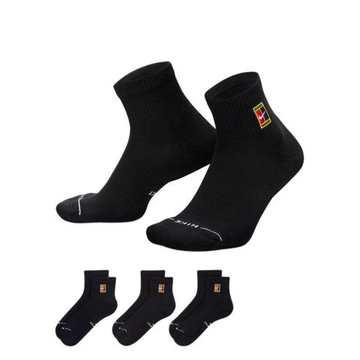 Теннисные носки Nike Everyday Elevated Ankle 3P - black