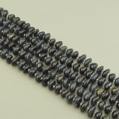 Нитка Соколиный глаз 39 см. (Без замка)