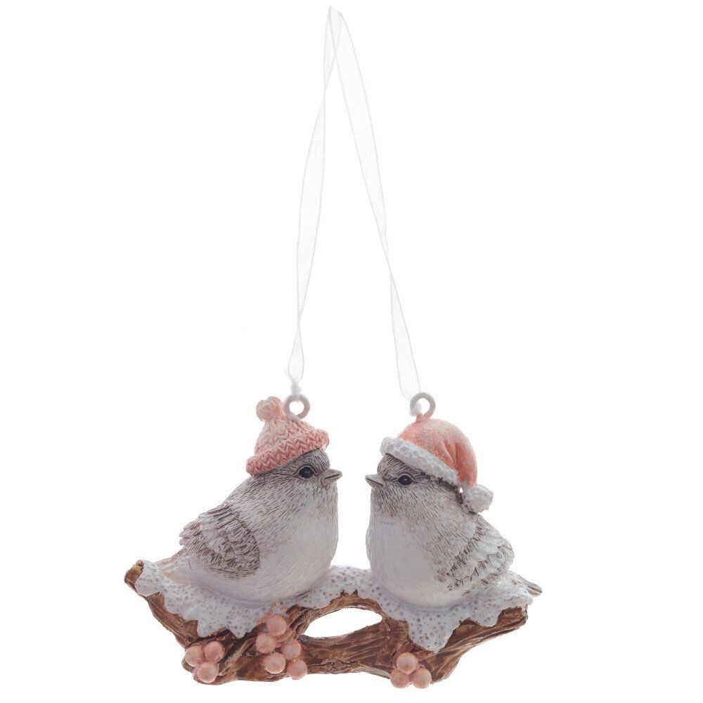 GAEM Изделие декоративное подвесное "Птички", L8 W3 H5,5 см