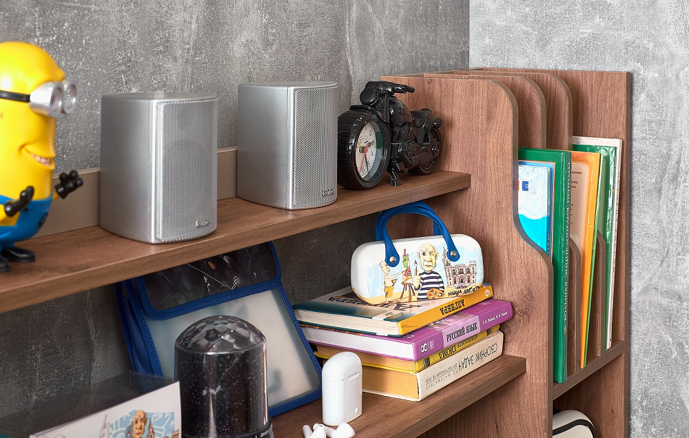 Стеллаж-надстройка Nature 85, дуб табачный