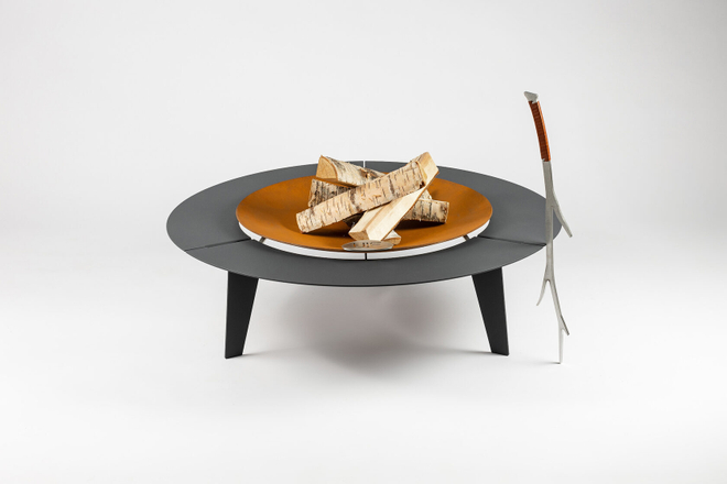 Чаша для костра Up!Flame STEEL CUP 850 UNIQ grey