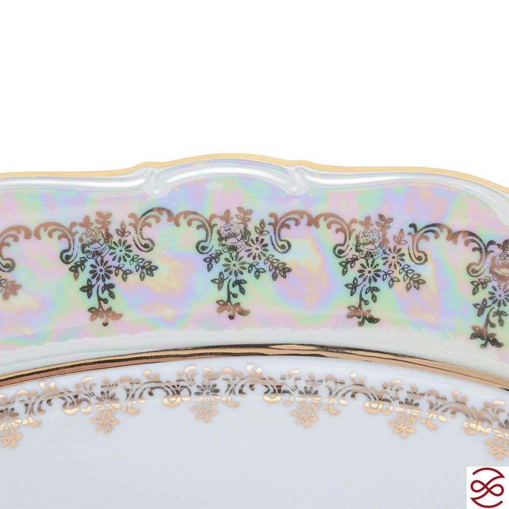 Блюдо овальное Queen's Crown Aristokrat Роза 39 см