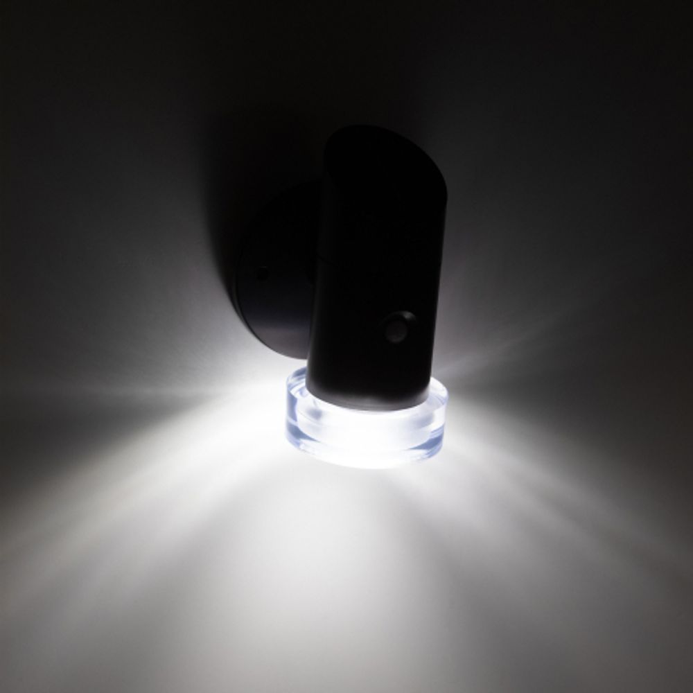 Светильник уличный ЭРА ERAFS012-04 на солнечной батарее настенный Элегант с датчиком движения RGB 10 LED | Садовые фасадные светильники