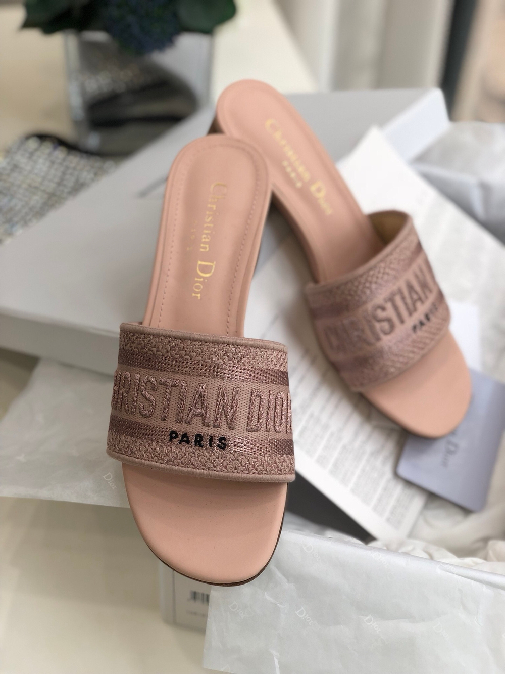 Christian Dior Dway Heeled Slide