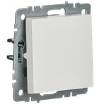 BRITE Выключатель 1-клавишный проходной 10А ВС10-1-6-БрБ белый IEK